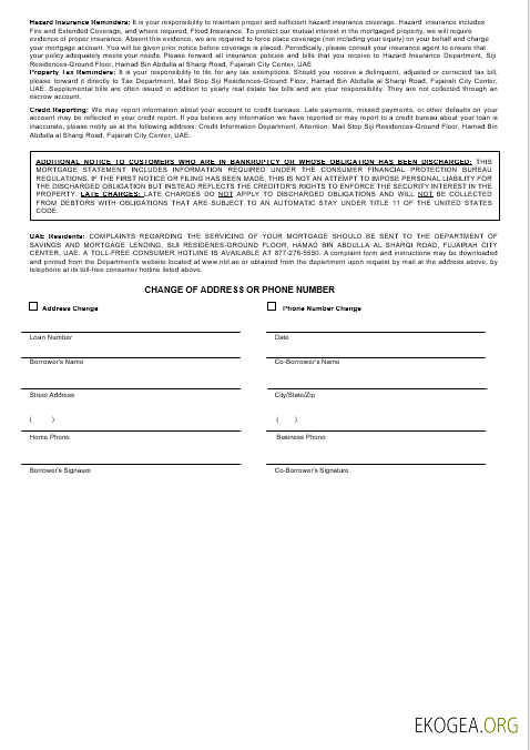 Relevé hypothécaire de la banque nationale des Émirats arabes unis Fujeirah aux formats Word et PDF 3